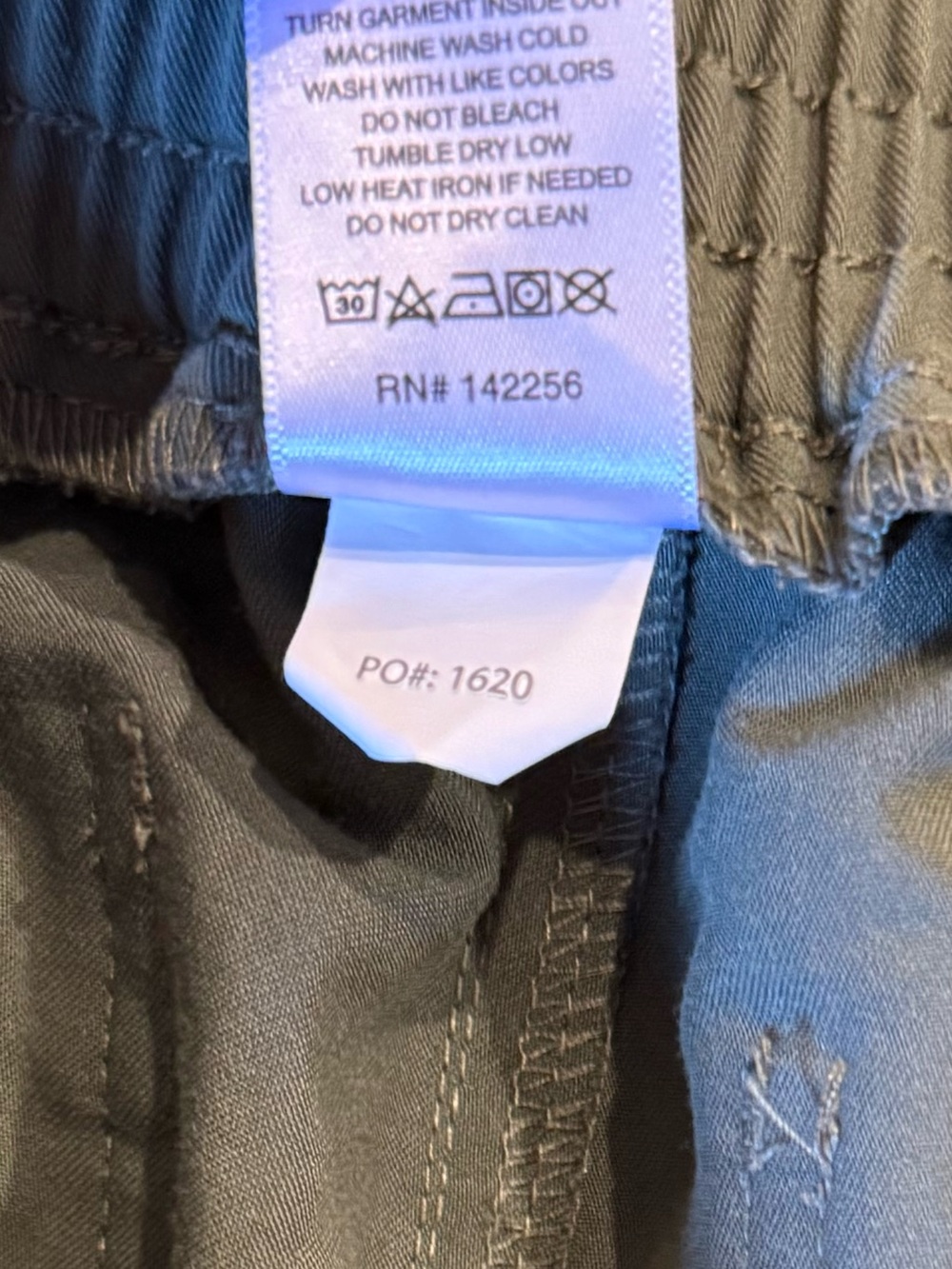 Figs Yola XS/T in mossGreen with OG waistband - Picture 4 of 5